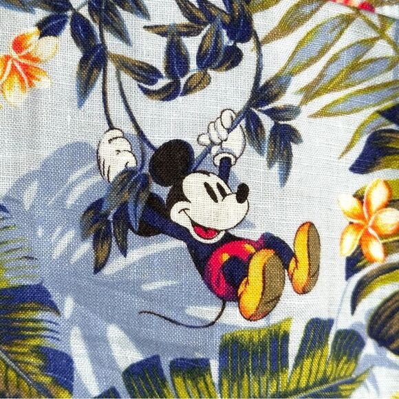 Disney Tommy Bahama Mickey Mouse & Minnie Jungle Jubilee Camp Shirt women's XL - Picture 5 of 10